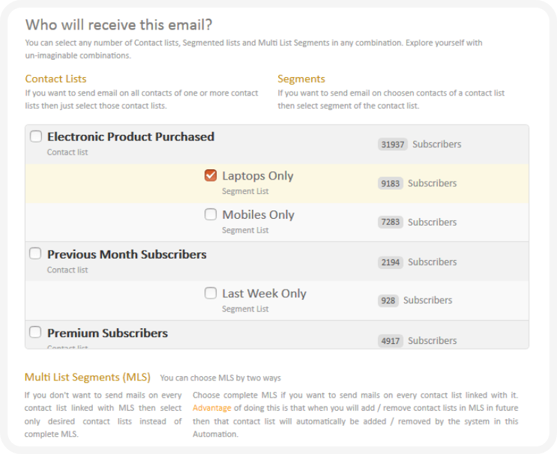 Send Automated Emails to Niche Targets