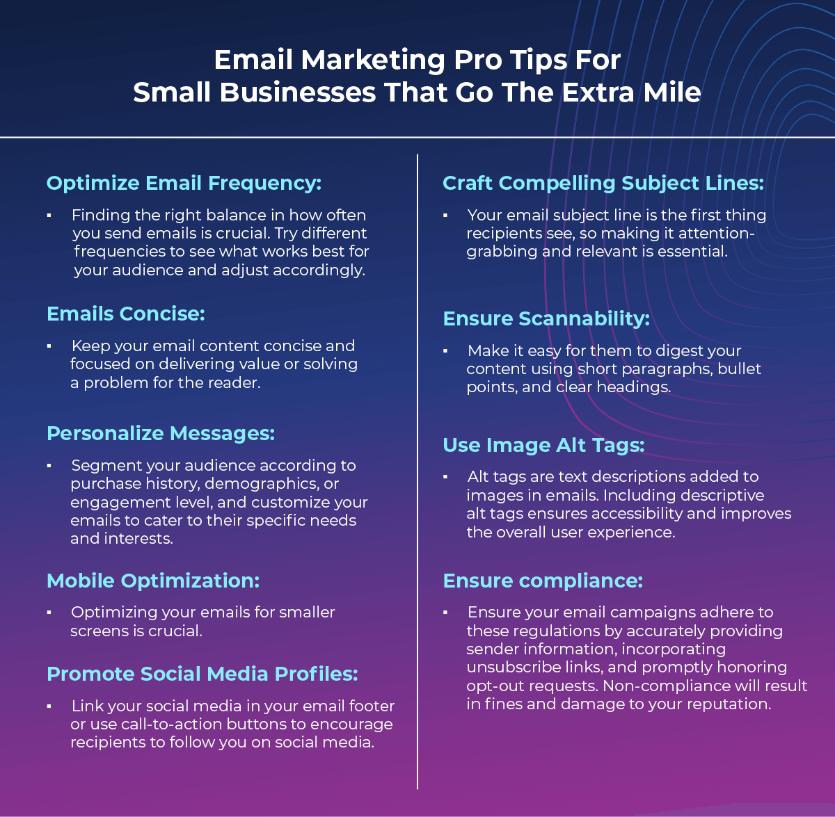 Pro email marketing tips for small businesses